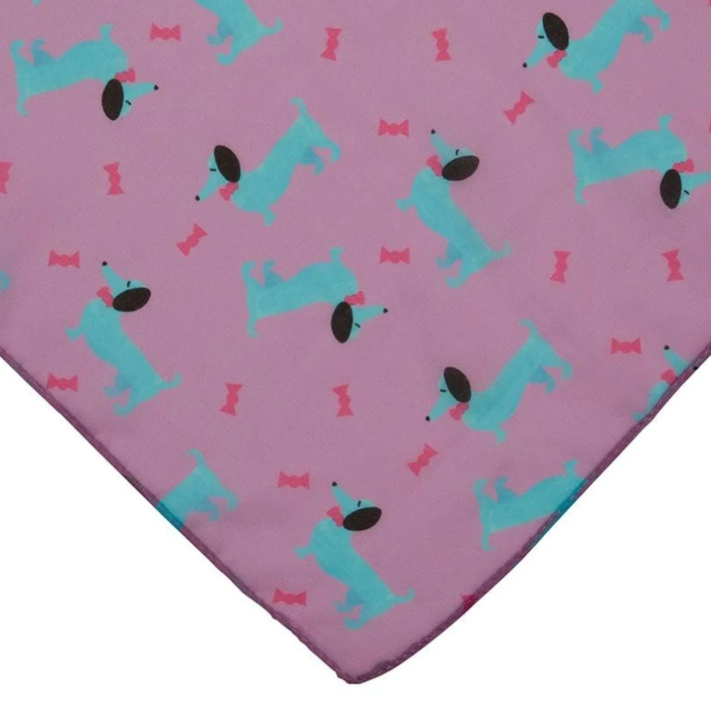 Erstwilder Spiffy The Sausage Dog Head Scarf^ Scarves