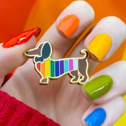 Erstwilder Spiffy The Supportive Dog Enamel Pin^ Enamel Pins