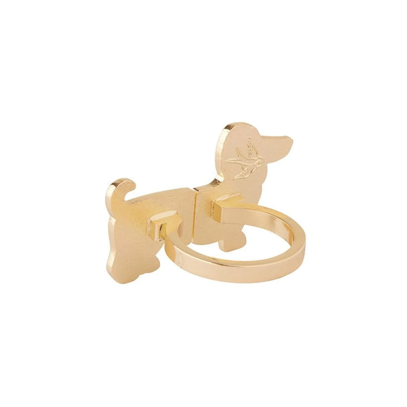 Erstwilder Spiffy The Supportive Dog Enamel Ring^ Rings
