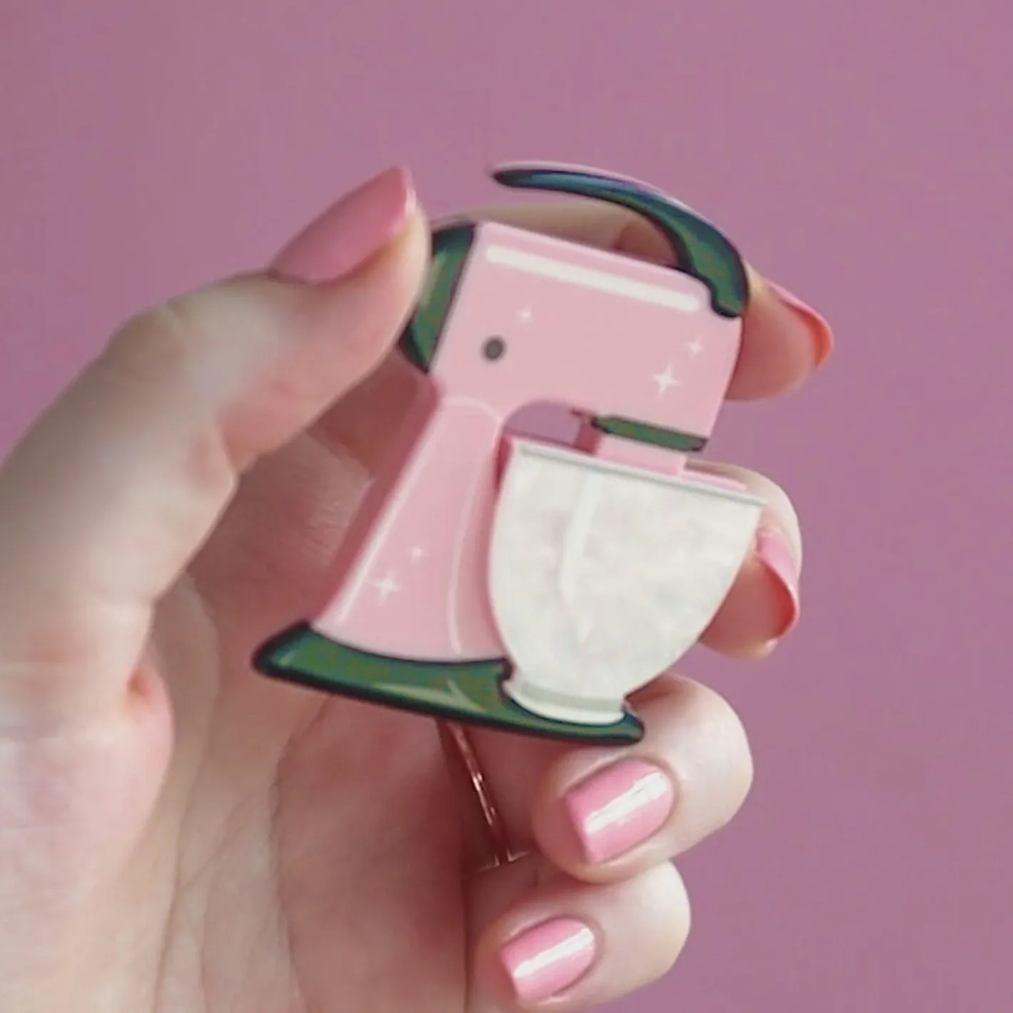 Erstwilder Spin Me Right Round Brooch - Pink^ Brooches
