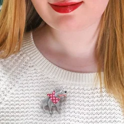 Erstwilder Staffy Stan Mini Brooch^ Brooches
