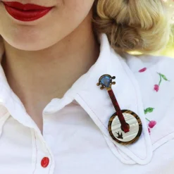 Erstwilder Stay Plucky Brooch^ Brooches