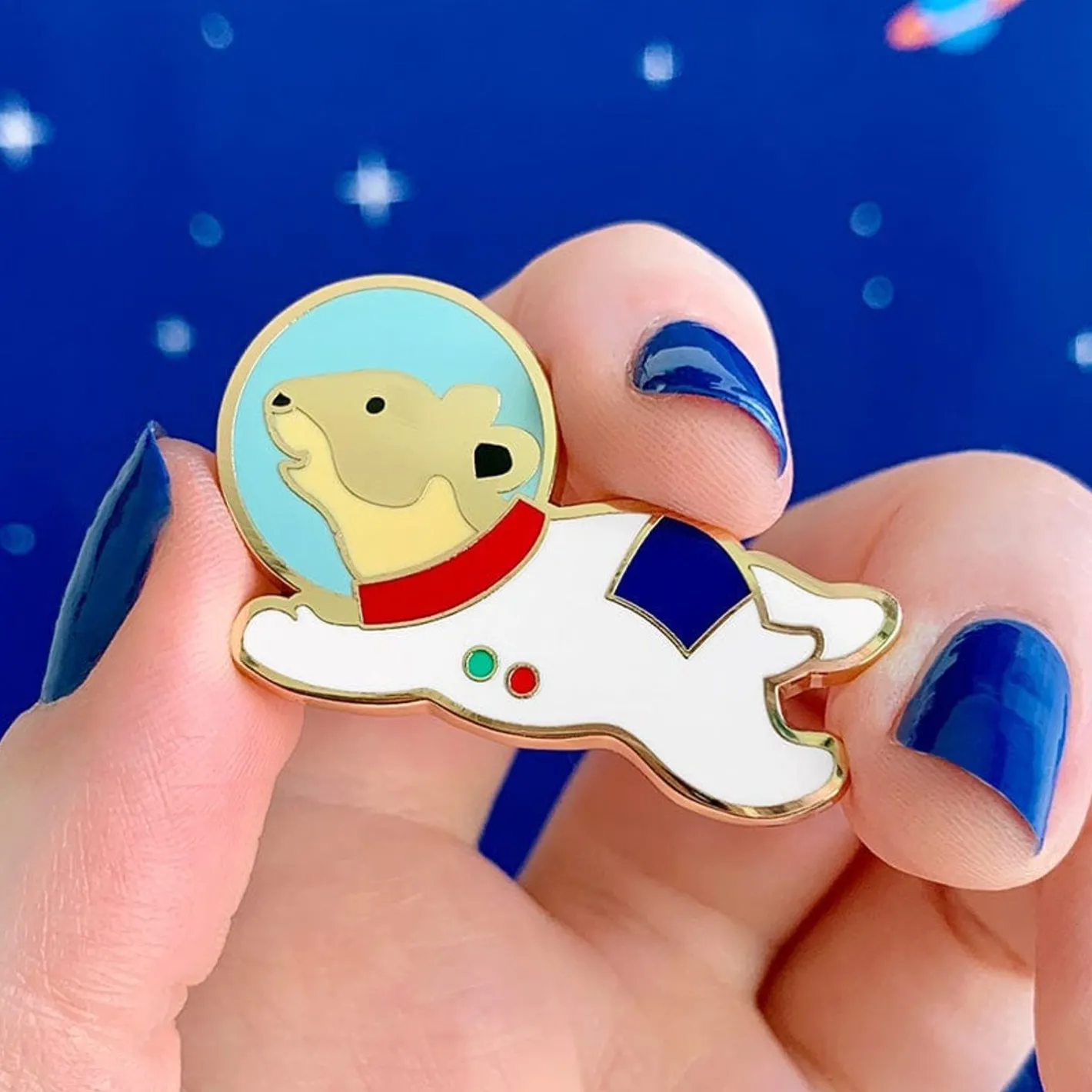 Erstwilder Stout-Hearted Spaceham Enamel Pin^ Enamel Pins