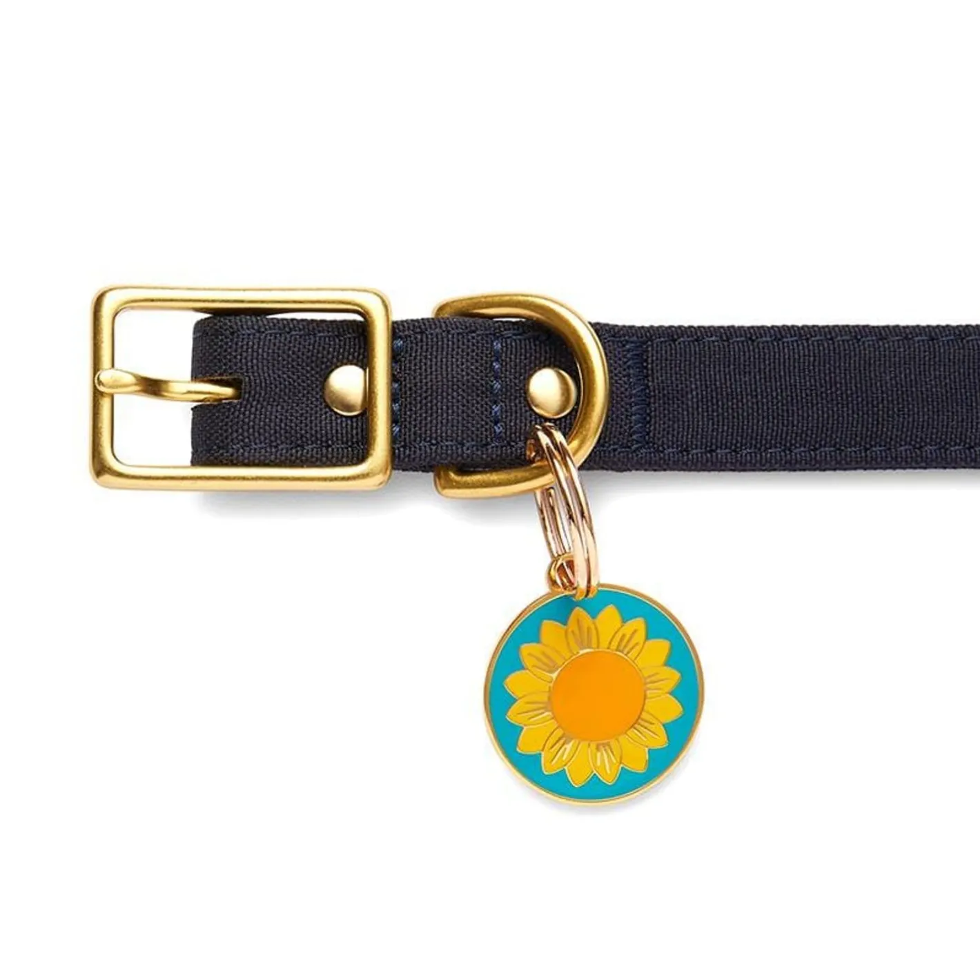 Erstwilder Sumptuous Sunflower Enamel Pet Charm^ Enamel Key Rings