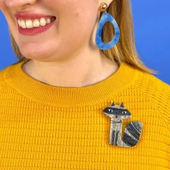 Erstwilder Sunday Raccoon Brooch^ Brooches