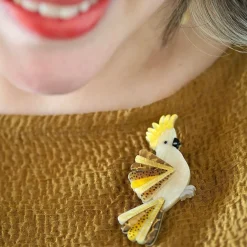 Erstwilder Sunny Of The Sulphur Crest Brooch^ Brooches