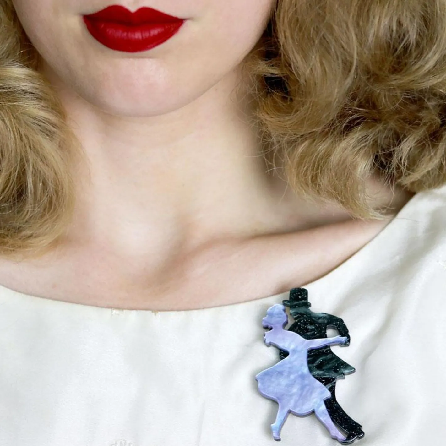 Erstwilder Swing Time Brooch^ Brooches