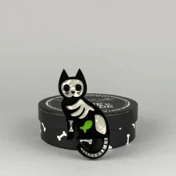 Erstwilder Tabby Tombstone Brooch^ Brooches