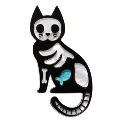 Erstwilder Tabby Tombstone Brooch^ Brooches