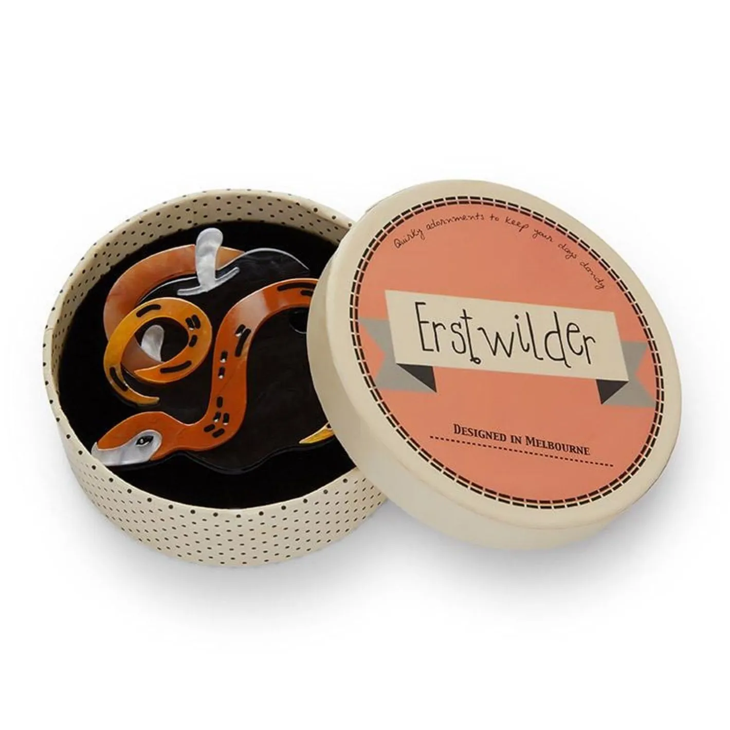 Erstwilder Take A Bite Serpent Brooch^ Brooches