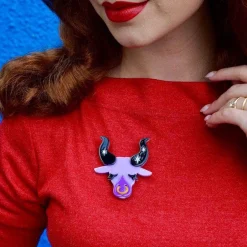 Erstwilder Taurus The Tactile Brooch^ Brooches