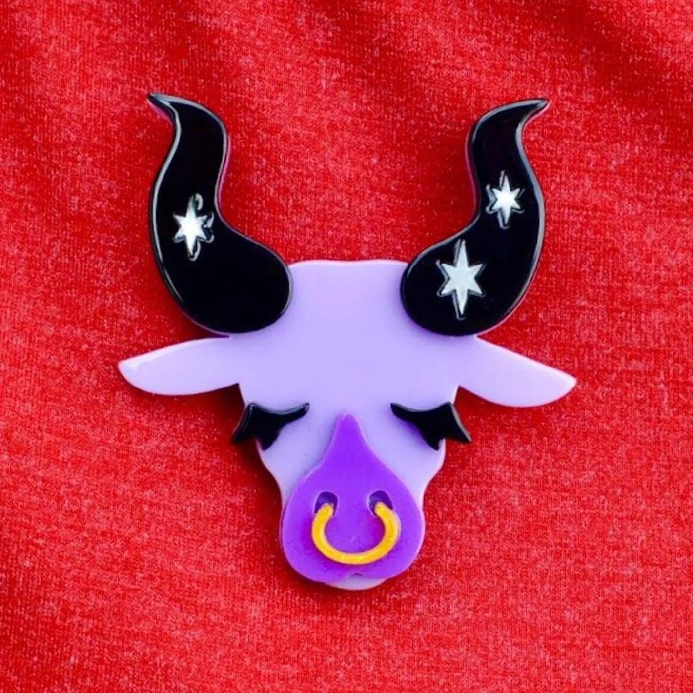 Erstwilder Taurus The Tactile Brooch^ Brooches