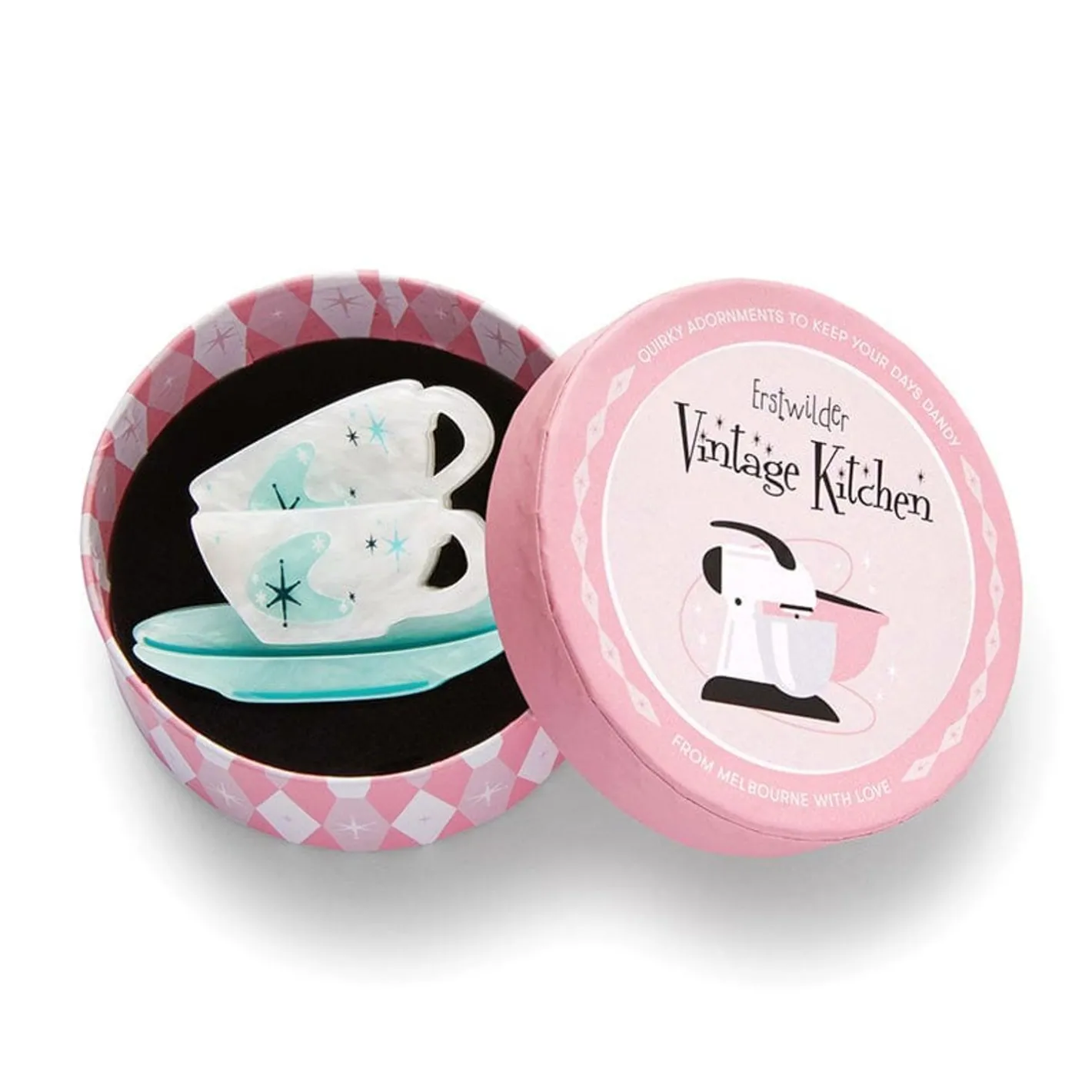Erstwilder Tea And Sympathy Mini Brooch^ Brooches