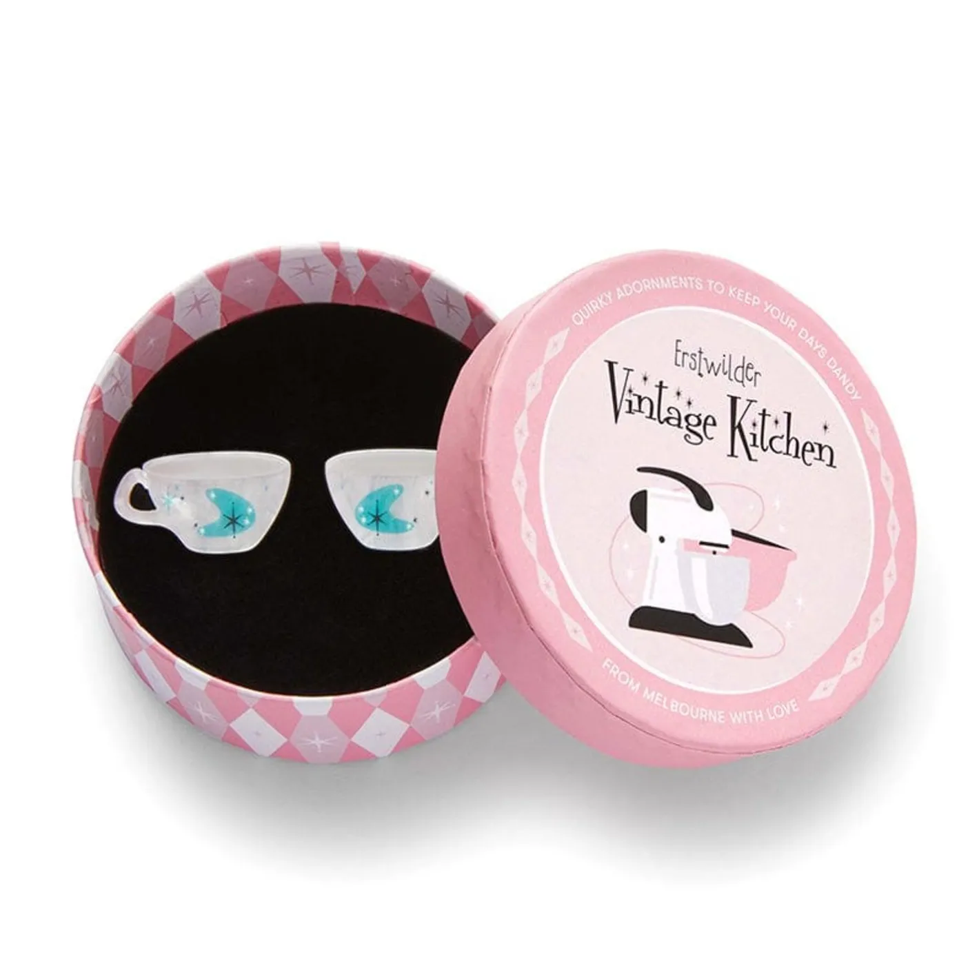Erstwilder Tea And Sympathy Stud Earrings^ Earrings