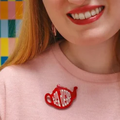 Erstwilder Tea Dear Brooch^ Brooches