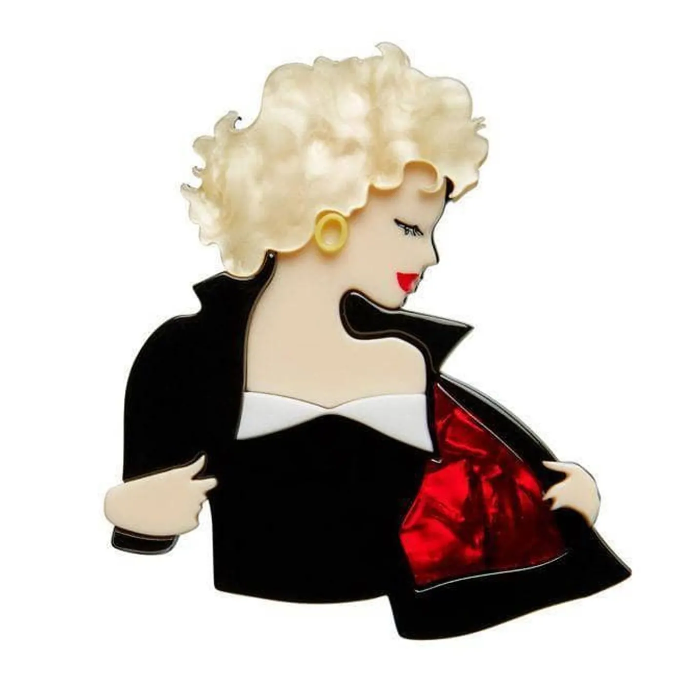Erstwilder Tell Me About It, Stud Brooch^ Brooches