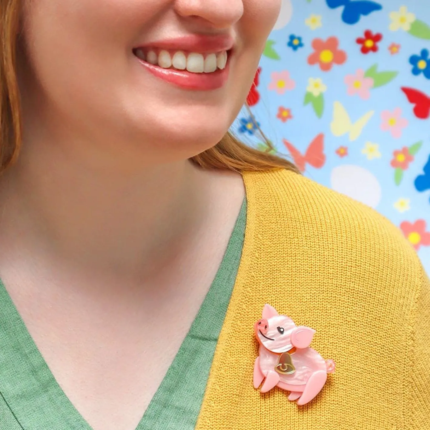 Erstwilder That'Ll Do Pig Brooch^ Brooches