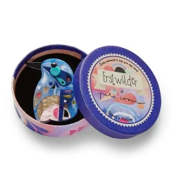 Erstwilder The Astute Azure Kingfsher Brooch^ Brooches