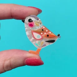 Erstwilder The Balanced Baby Sandpiper Mini Brooch^ Brooches