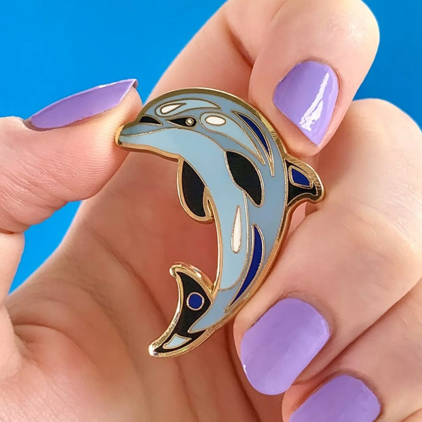 Erstwilder The Boastful Bottlenose Dolphin Enamel Pin^ Enamel Pins