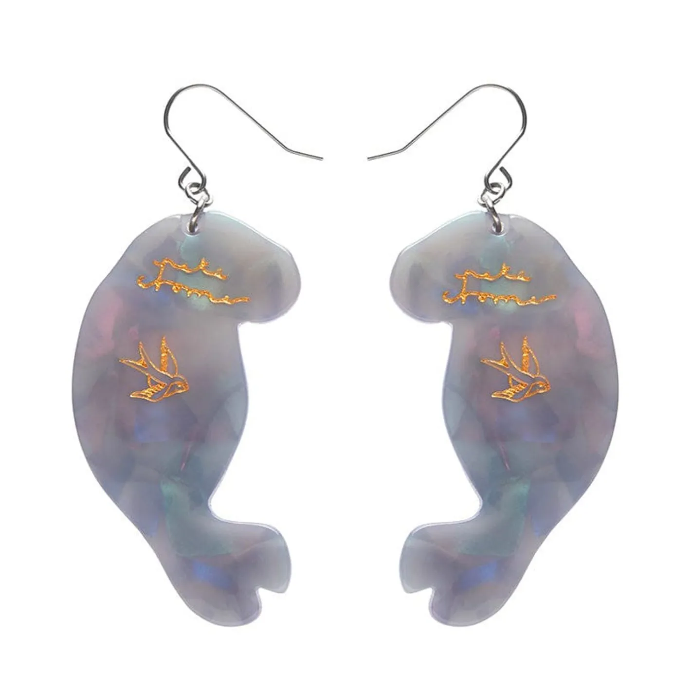 Erstwilder The Dutiful Dugong Drop Earrings^ Earrings