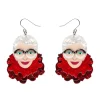 Erstwilder The Face Of Style Iris Drop Earrings^ Earrings