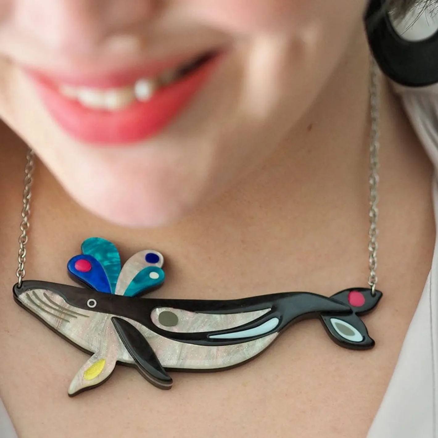 Erstwilder The Halcyon Humpback Whale Necklace^ Necklaces