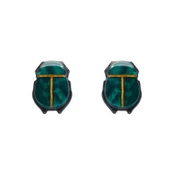 Erstwilder The Heart Of Egypt Scarab Stud Earrings^ Earrings