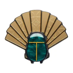 Erstwilder The Heart Of Egypt Scarab Brooch^ Brooches