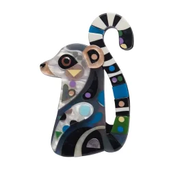 Erstwilder The Learned Lemur Brooch^ Brooches