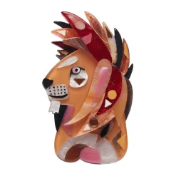 Erstwilder The Liberated Lion Brooch^ Brooches