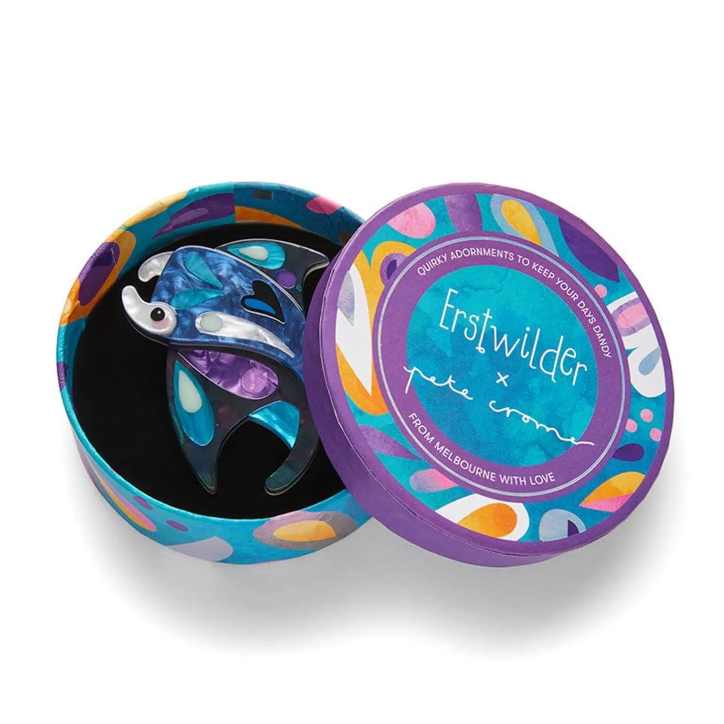 Erstwilder The Mercurial Manta Ray Brooch^ Brooches