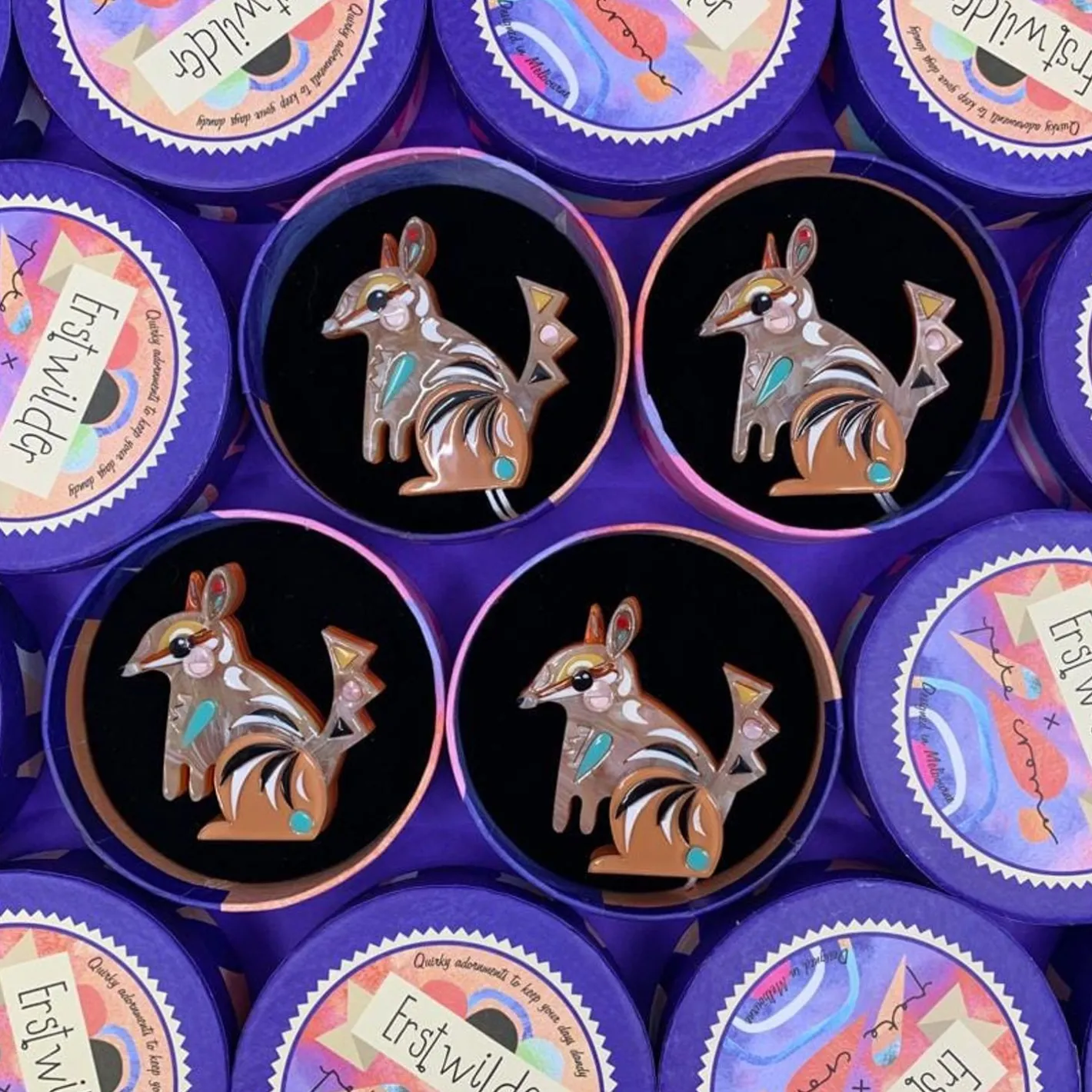 Erstwilder The Notorious Numbat Brooch^ Brooches