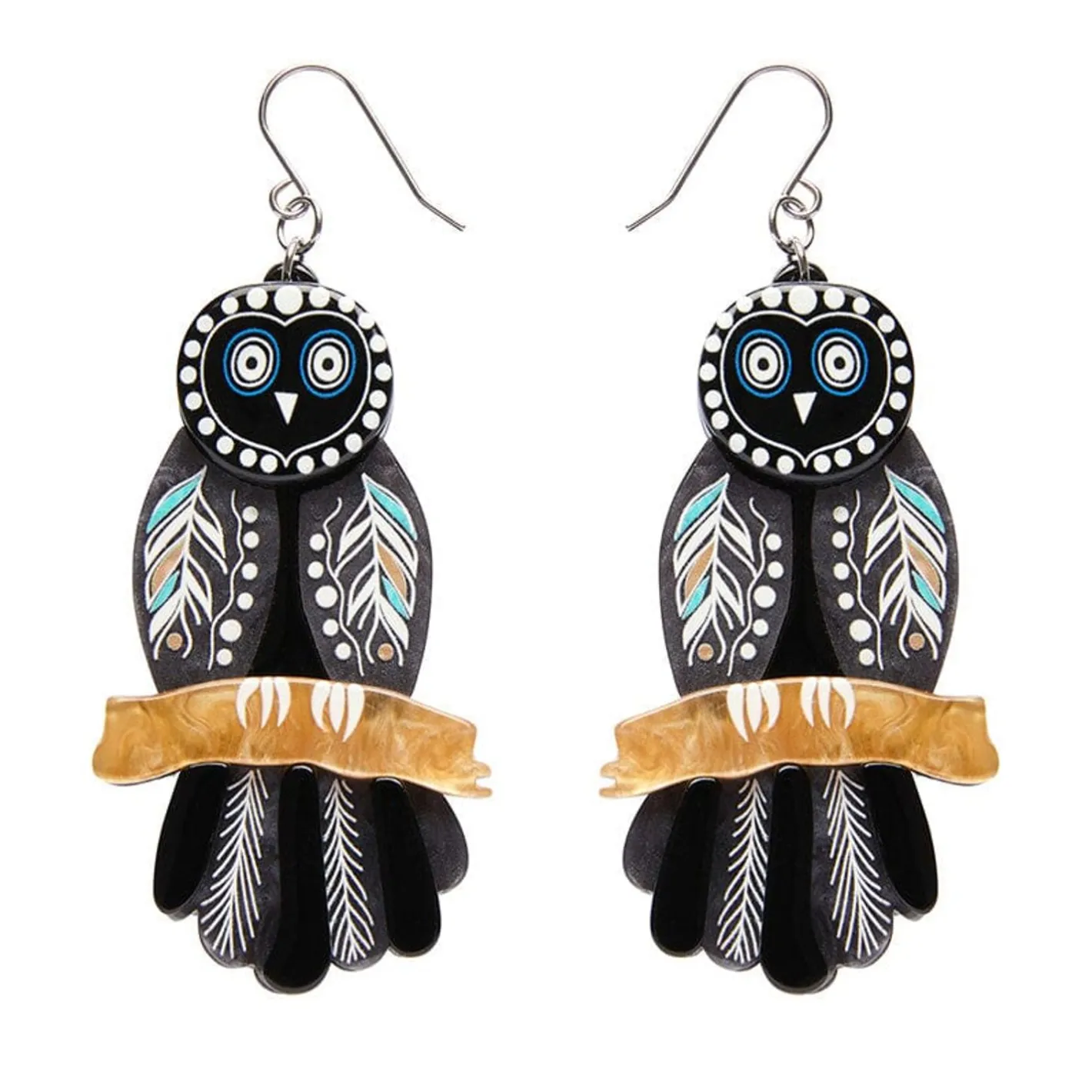 Erstwilder The Owl 'Gugu' Earrings^ Earrings