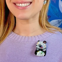 Erstwilder The Patient Panda Brooch^ Brooches