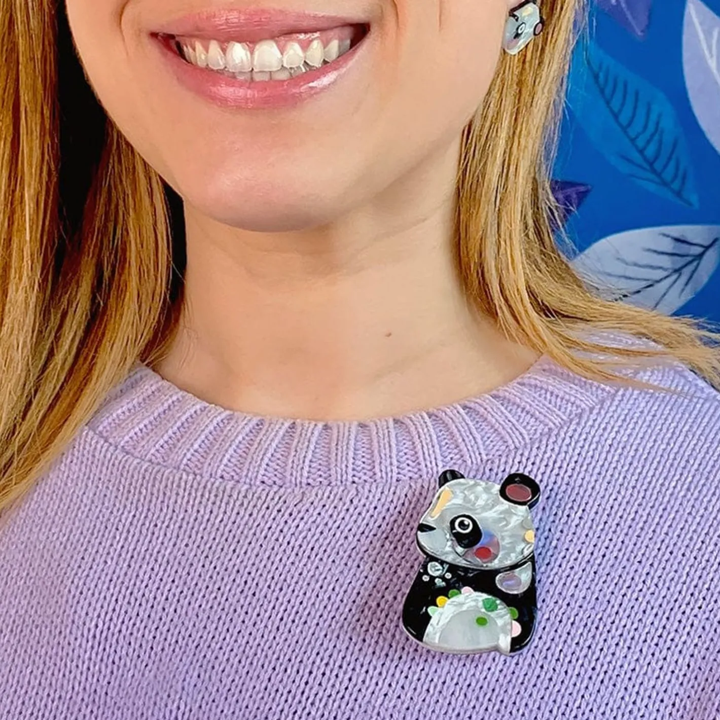Erstwilder The Patient Panda Brooch^ Brooches