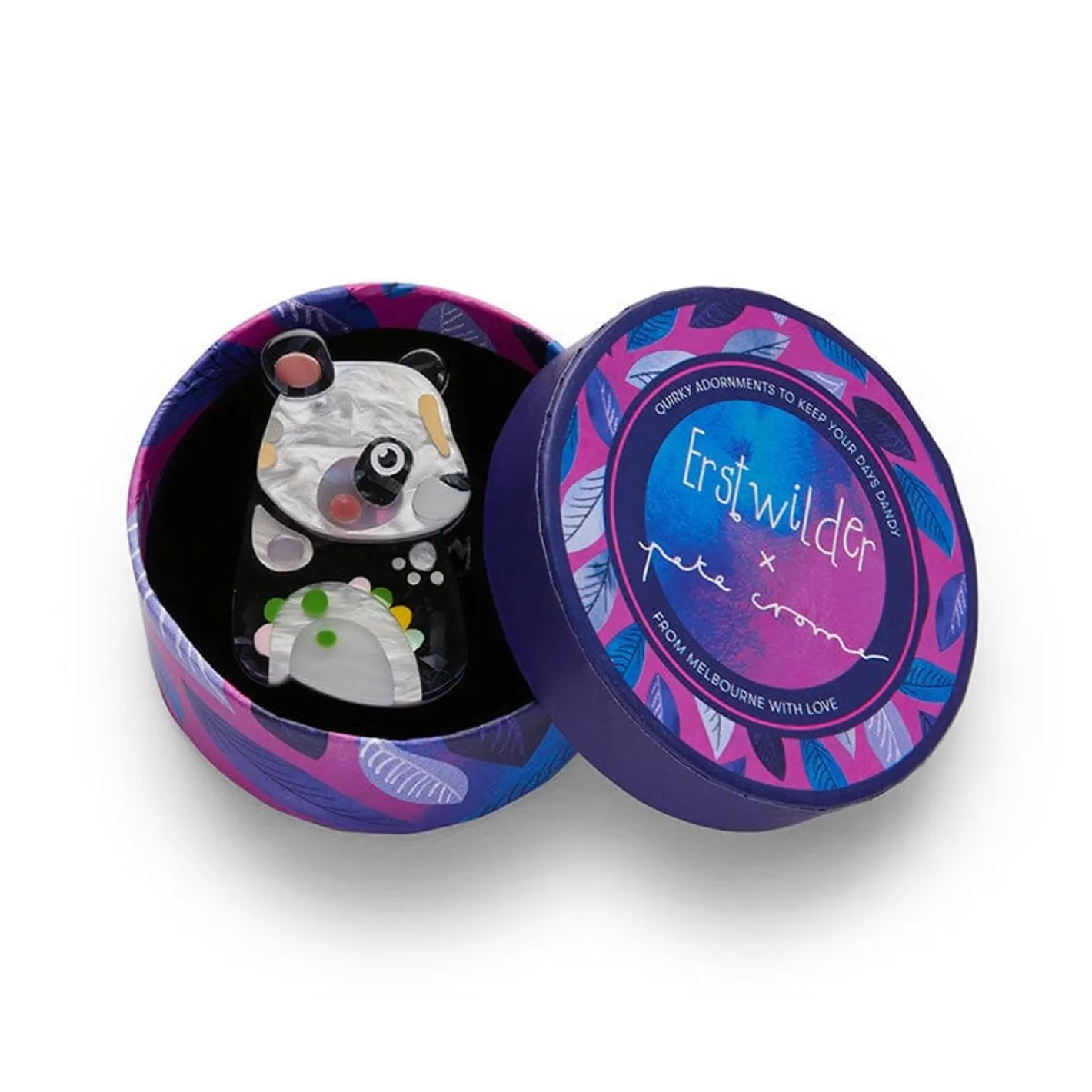 Erstwilder The Patient Panda Mini Brooch^ Brooches