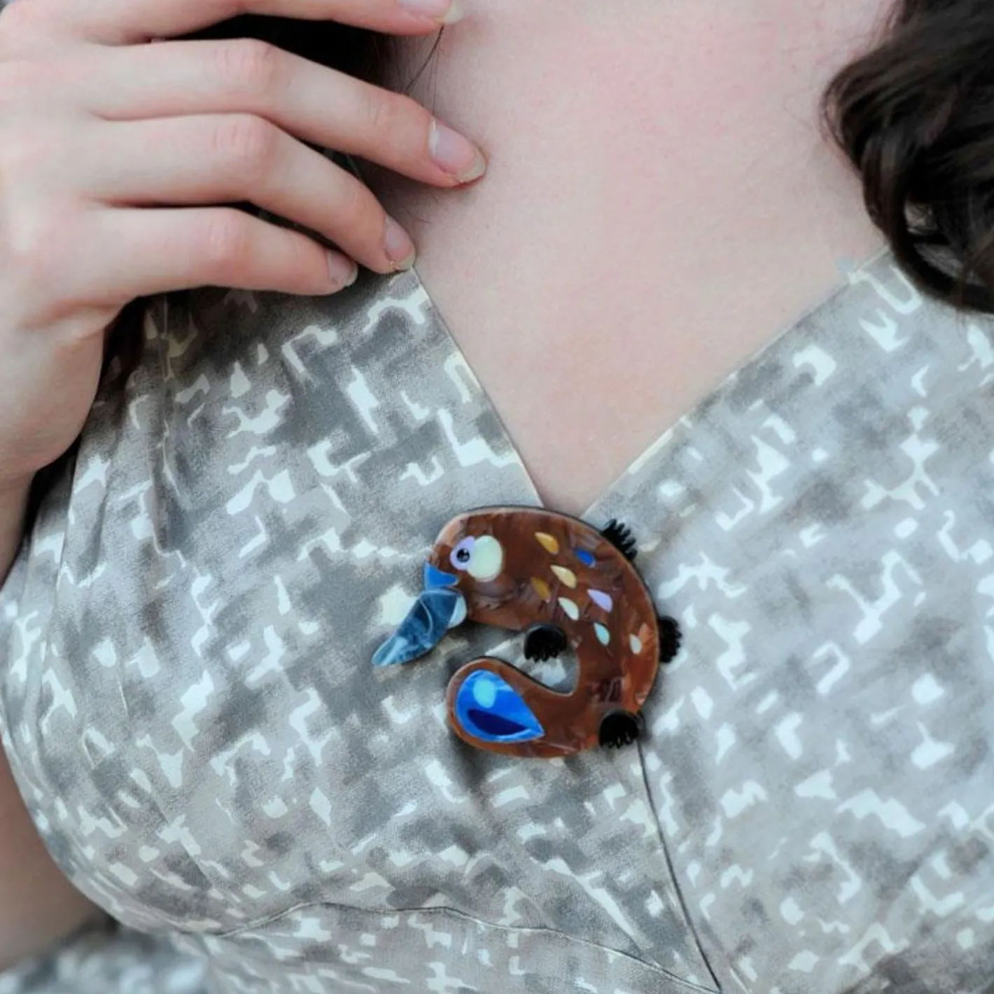 Erstwilder The Peppy Platypus^ Brooches