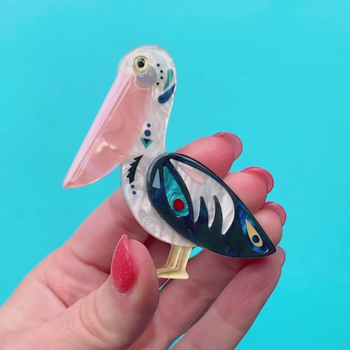Erstwilder The Perceptive Pelican Brooch^ Brooches