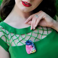 Erstwilder The Perky Pink Robin^ Brooches