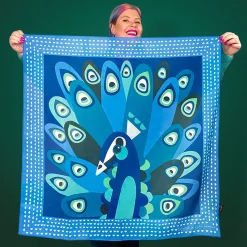 Erstwilder The Picturesque Peacock Square Scarf^ Scarves