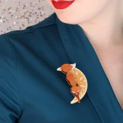 Erstwilder The Prowling Fox Brooch^ Brooches