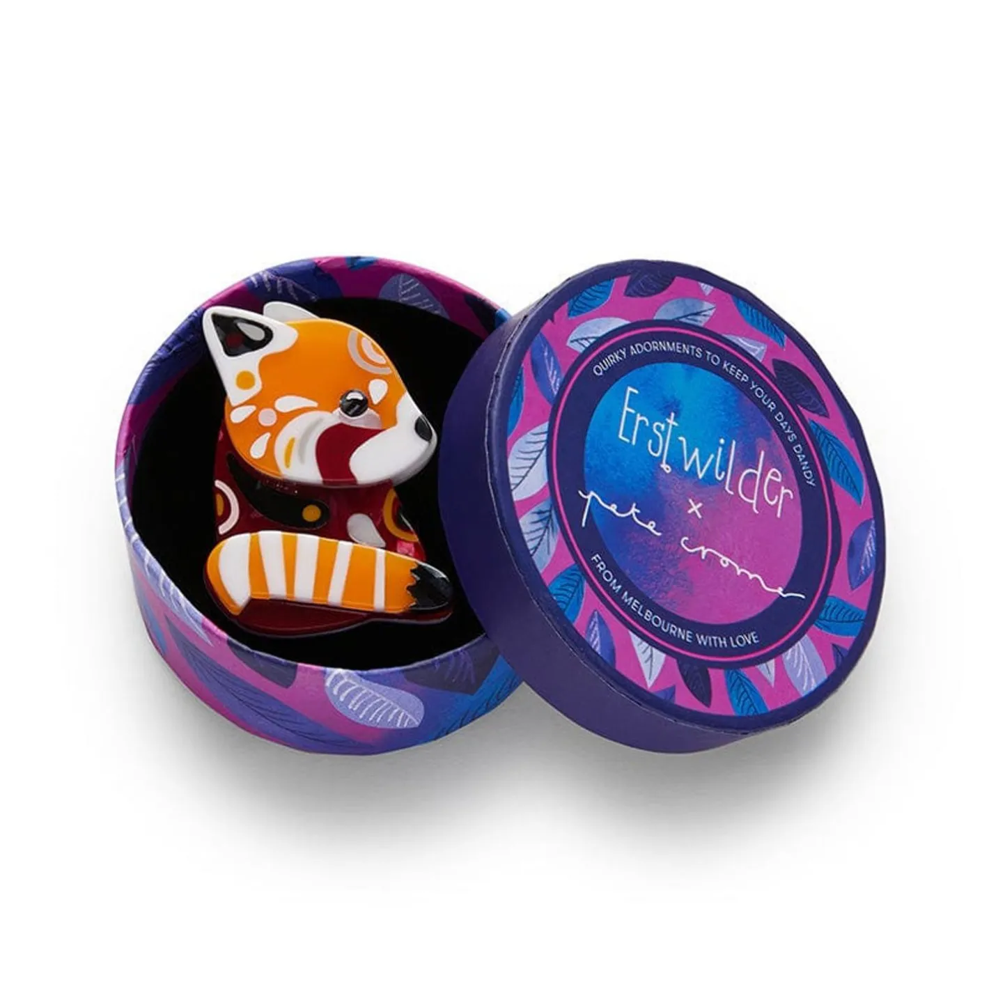 Erstwilder The Rakish Red Panda Mini Brooch^ Brooches