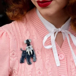 Erstwilder The Schnauzer And Klaus Brooch^ Brooches