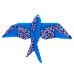 Erstwilder The Singing Swallow Brooch^ Brooches