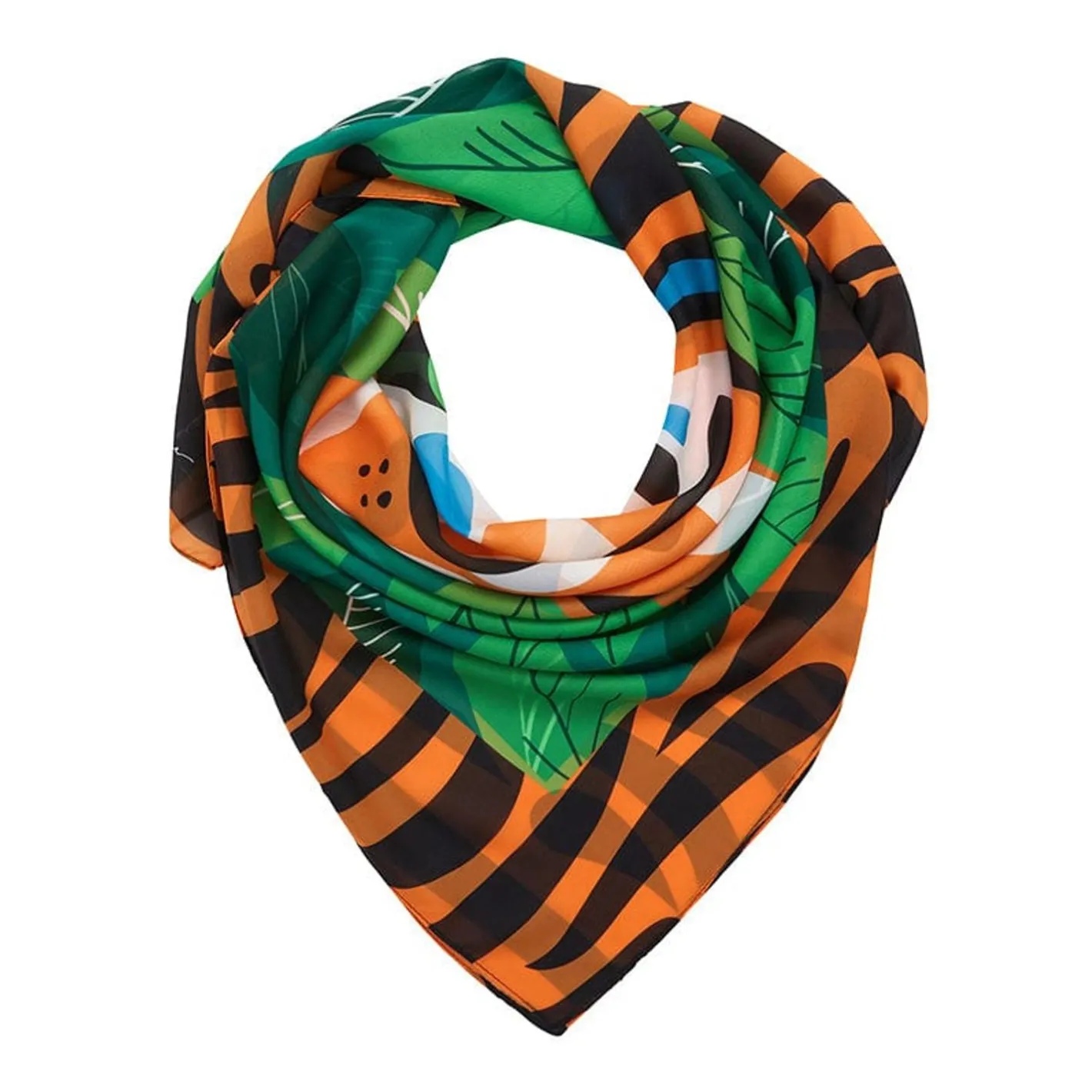 Erstwilder The Tranquil Tiger Square Scarf^ Scarves