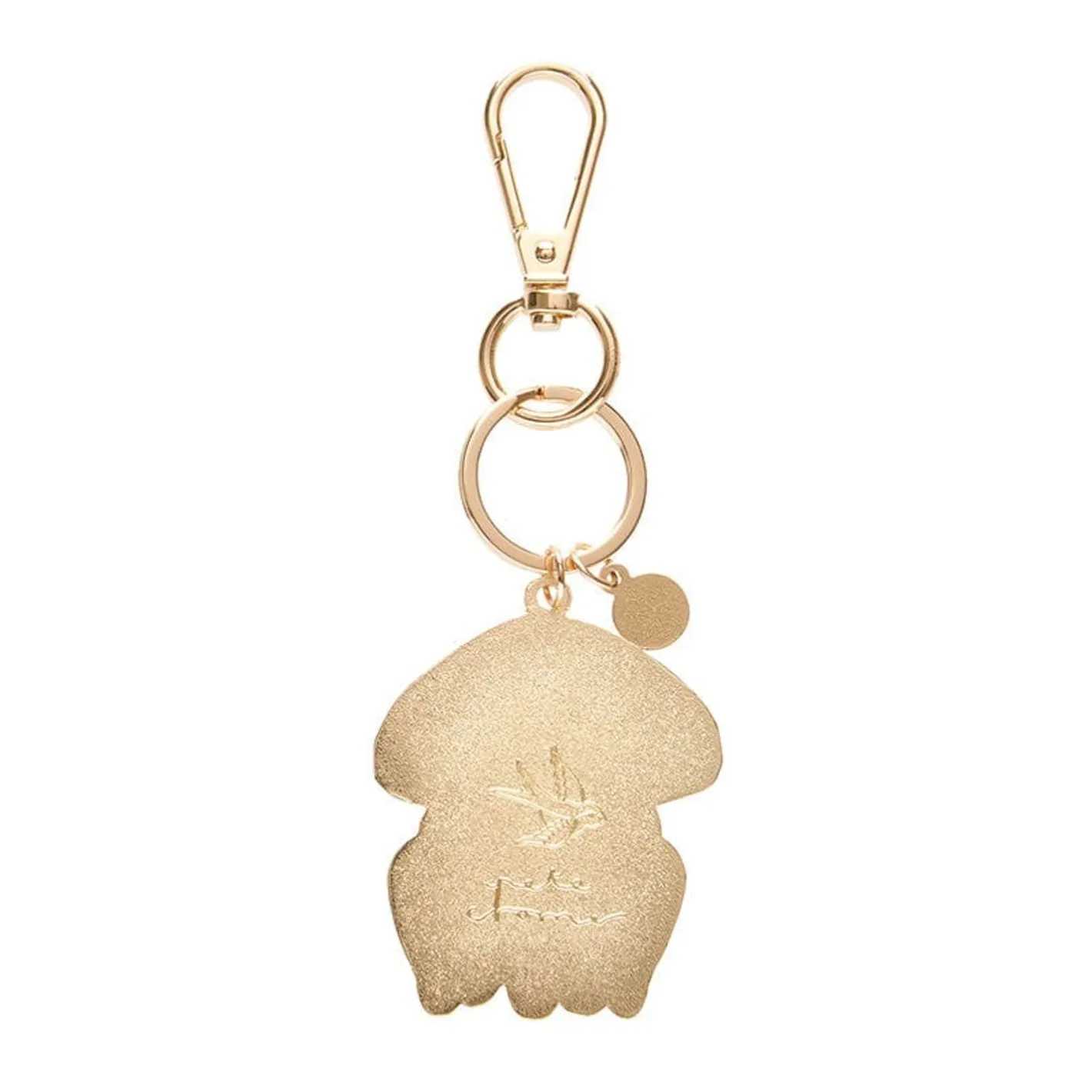 Erstwilder The Whimsical White Spotted Jellyfish Enamel Key Ring^ Enamel Key Rings