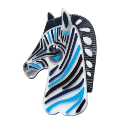 Erstwilder The Zealous Zebra Brooch^ Brooches