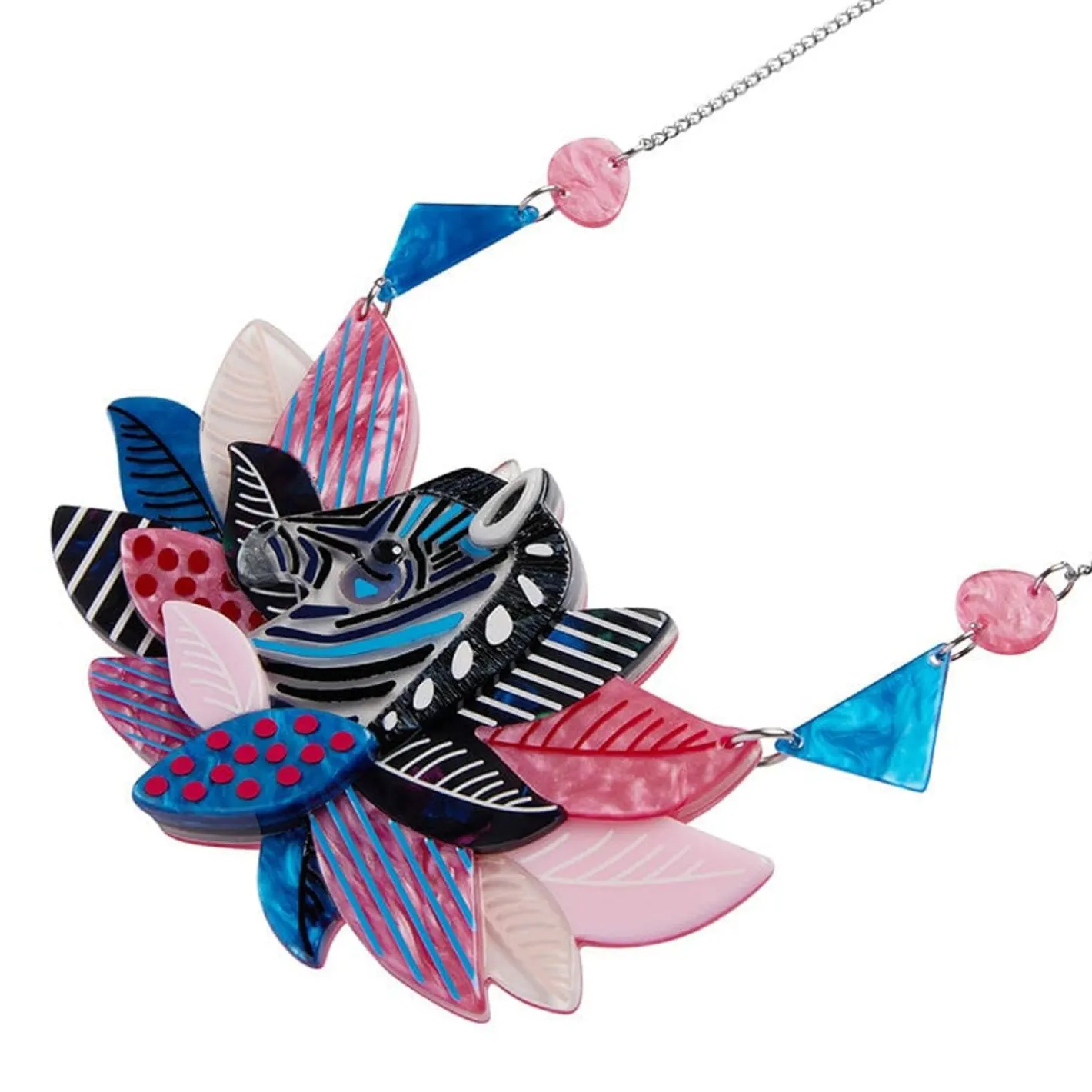 Erstwilder The Zealous Zebra Necklace^ Necklaces