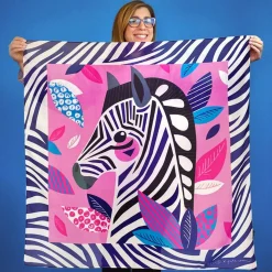 Erstwilder The Zealous Zebra Square Scarf^ Scarves